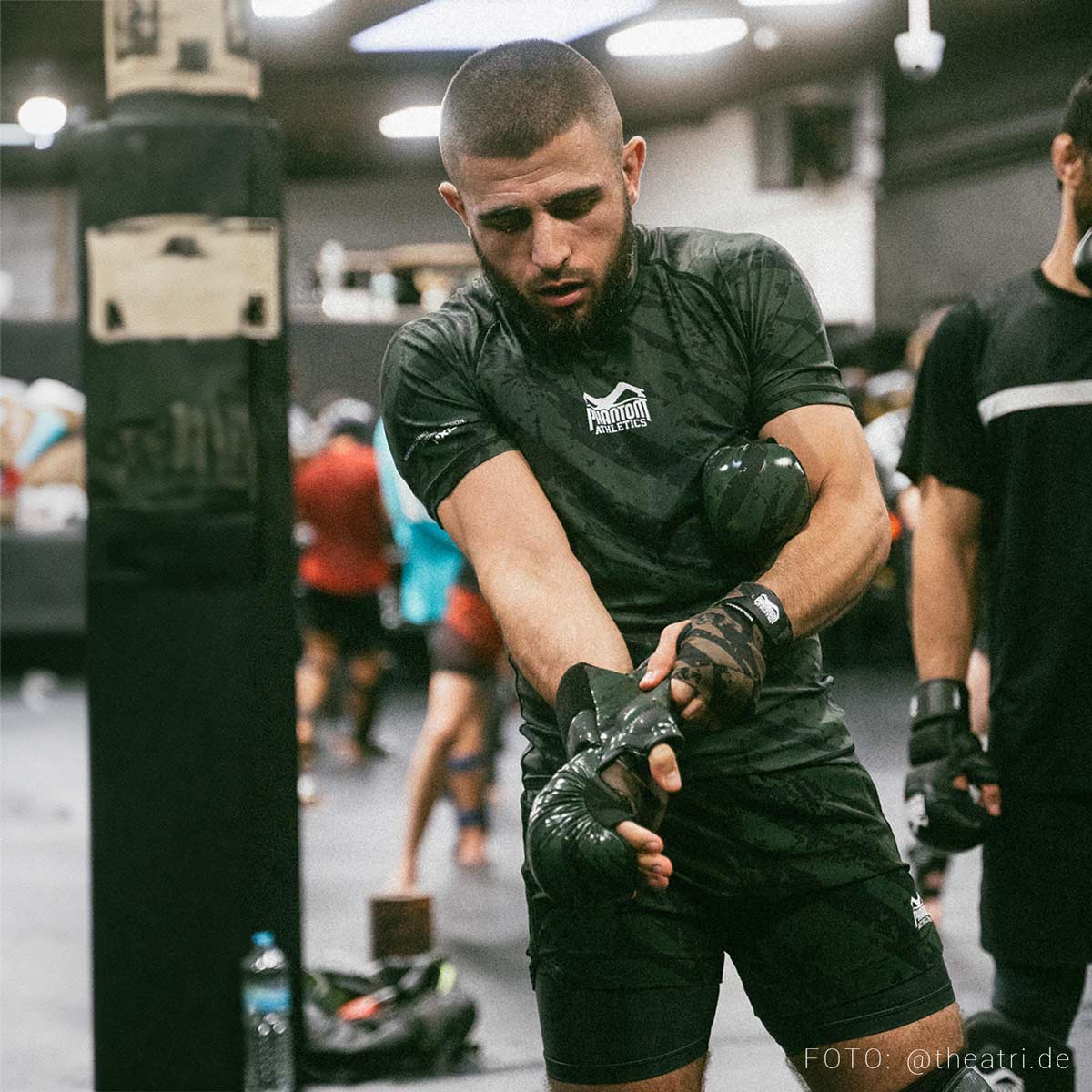 MMA Sparring Handschuhe Camo Tiger