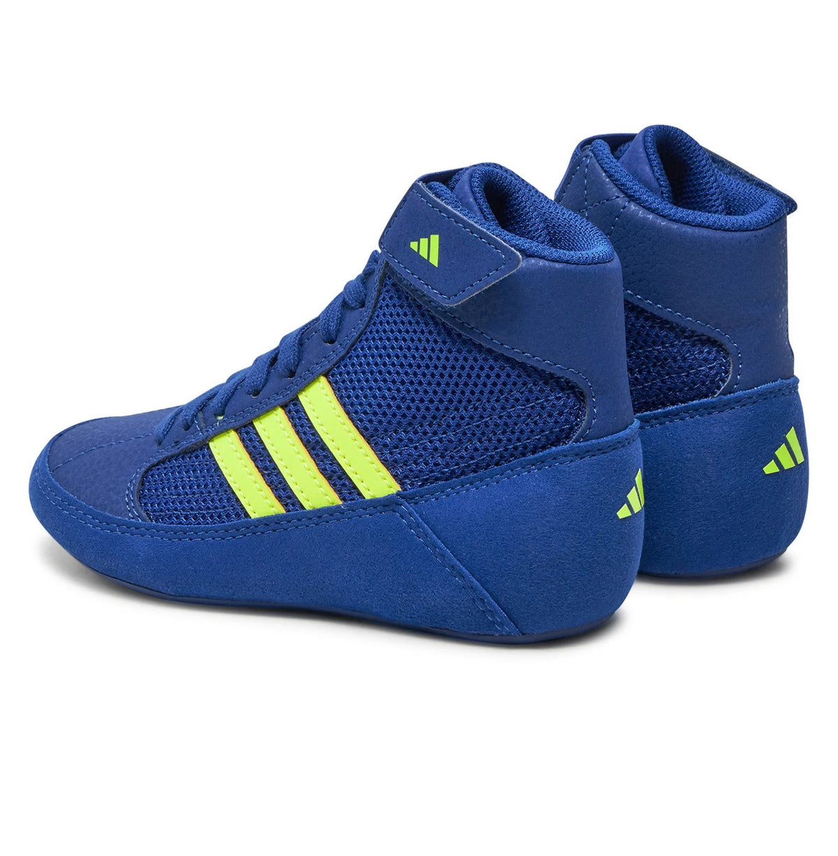 Adidas Ringerschuhe für Kinder - Super Qualität und Stabilität auf der Matte. In der Farbe Blau/Gelb. Code: 7637