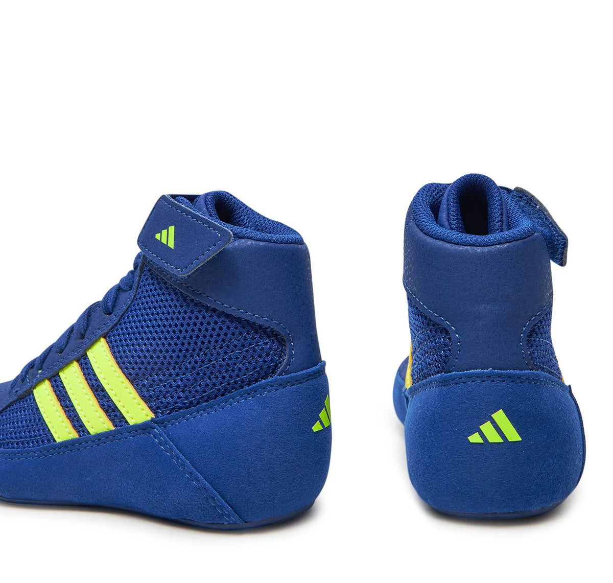 Adidas Ringerschuhe für Kinder - Super Qualität und Stabilität auf der Matte. In der Farbe Blau/Gelb. Code: 7637