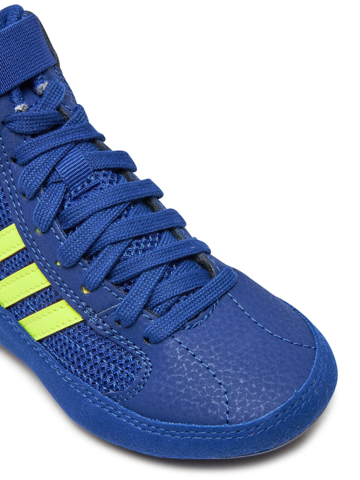 Adidas Ringerschuhe für Kinder - Super Qualität und Stabilität auf der Matte. In der Farbe Blau/Gelb. Code: 7637