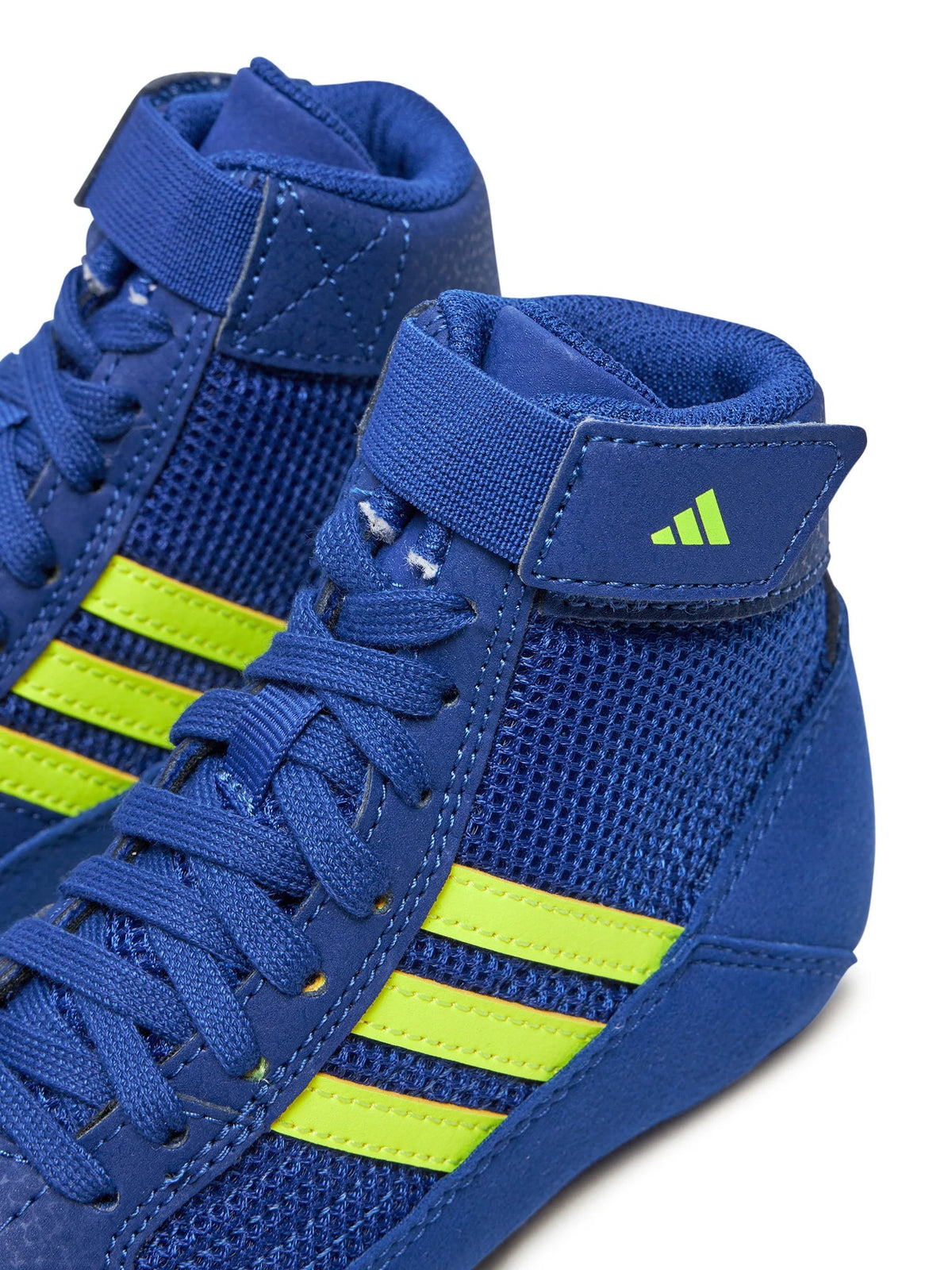 Adidas Ringerschuhe für Kinder - Super Qualität und Stabilität auf der Matte. In der Farbe Blau/Gelb. Code: 7637