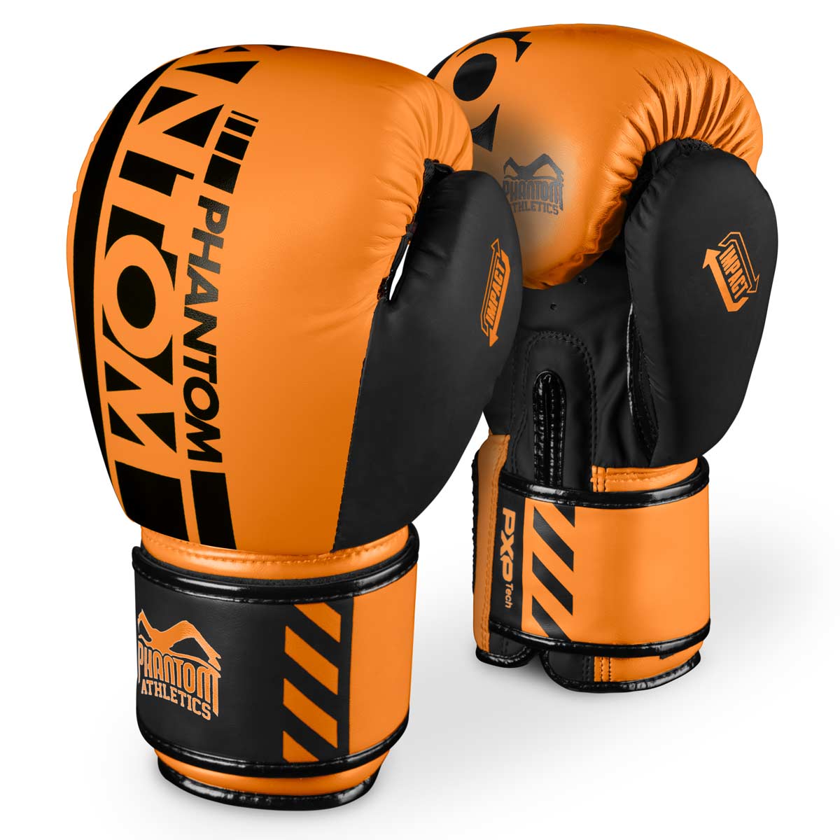 Phantom APEX NEON Boxhandschuhe. Hochwertige Boxing Gloves für deinen Kampfsport. Perfekte Verarbeitung machen diese Boxhandschuhe ideal für Training, Sparring und Wettkampf. Ideal für MMA, Muay Thai, Boxen und Kickboxen. Hier in Neon Orange.