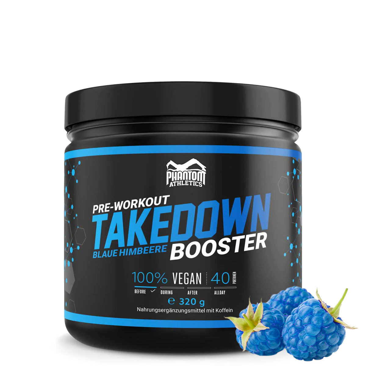 Phantom TAKEDOWN Pre-Workout Booster für mehr Power im Kampfsport.