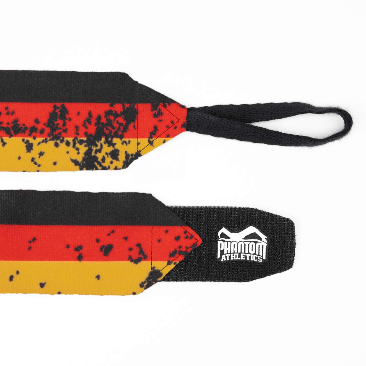 Boxbandagen Germany von Phantom Athletics – Entwickelt für maximalen Halt und Komfort, bieten diese Handwraps zuverlässigen Schutz bei jedem Schlag. Perfekt für Boxen, MMA und andere Kampfsportarten, mit einem auffälligen Design in den Farben Deutschlands.