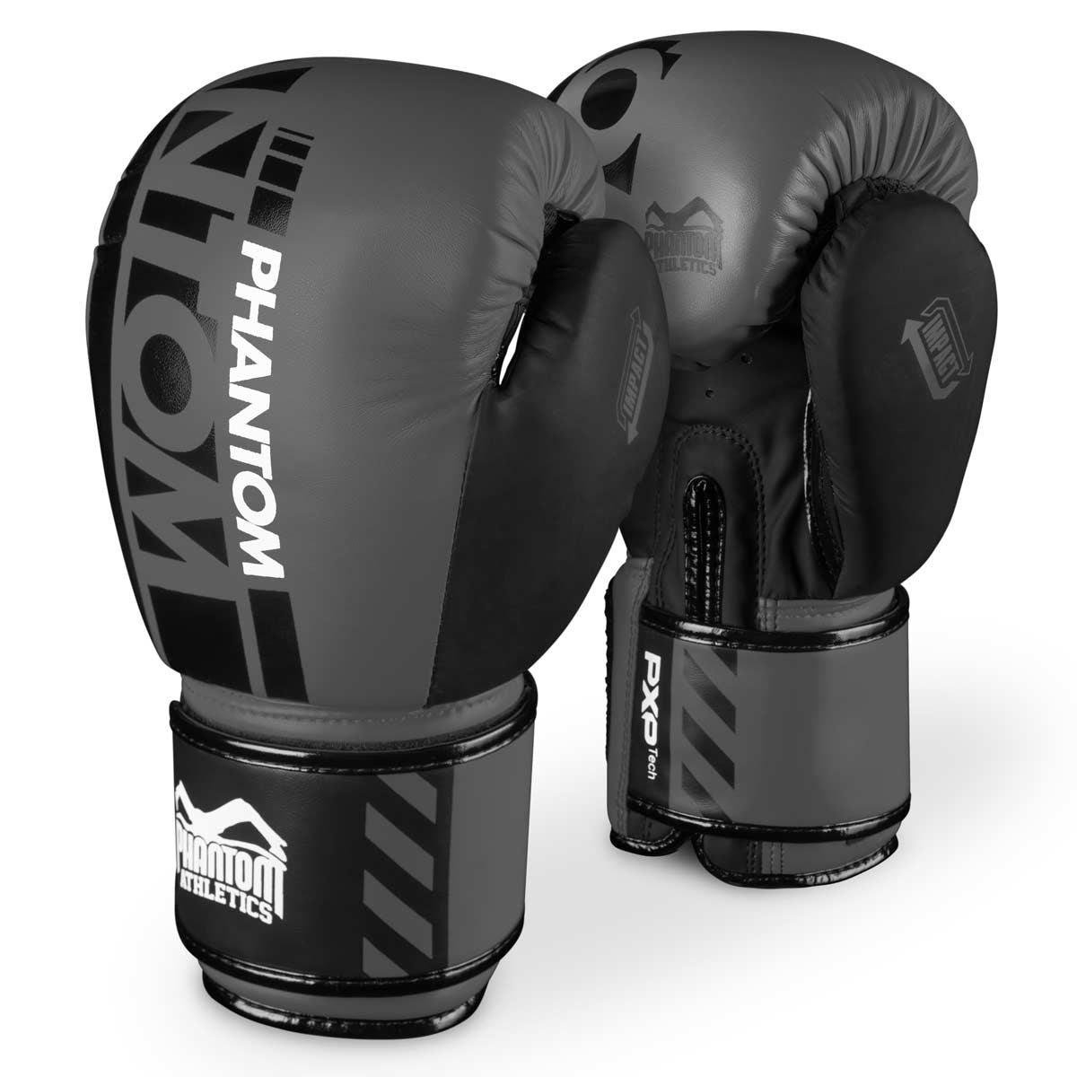 Phantom Athletics Boxing Gloves Apex Grau – Hochwertige Boxhandschuhe mit exzellenter Polsterung für optimalen Schutz und Komfort. Ideal für Training und Sparring.