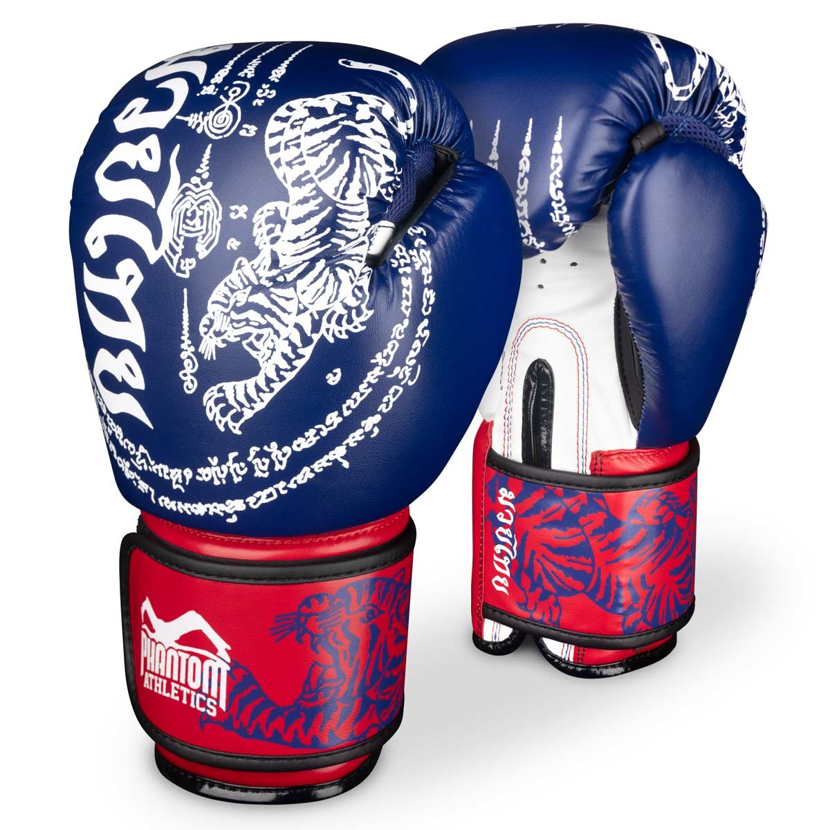 Phantom Athletics Boxhandschuhe für Muay Thai, perfekt für Kampfsportler und Striking-Übungen. Ergonomisches Design sorgt für sicheren Sitz und maximalen Schutz.