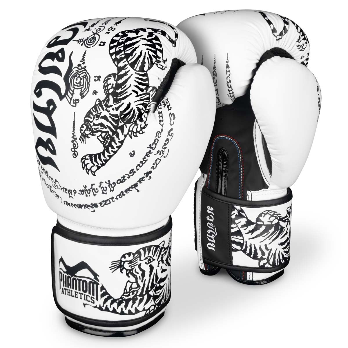 Langlebige Boxhandschuhe von Phantom Athletics, ideal für Muay Thai, Kickboxen und MMA. Unterstützt schnelles und präzises Striking im Training.