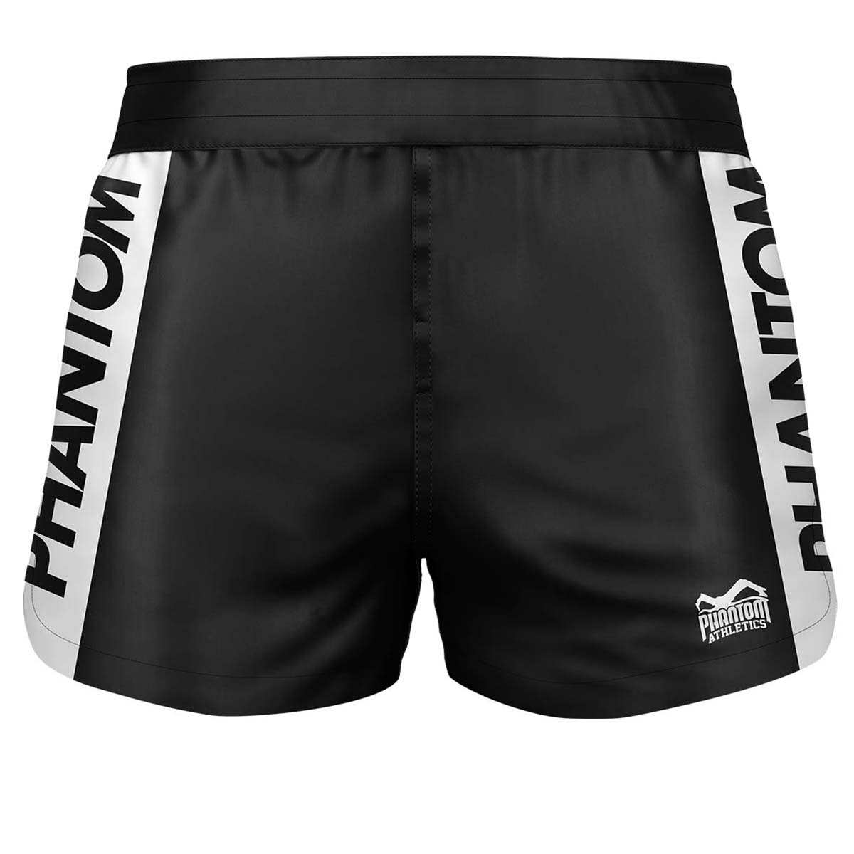 Die Fusion Apex Black Fightshorts von Phantom Athletics bieten durch ihren flexiblen, kurzen Schnitt optimale Bewegungsfreiheit für MMA, Muay Thai und Grappling. Diese Fightshorts bestehen aus robustem Material, das den Belastungen intensiver Trainingseinheiten und Wettkämpfe standhält.