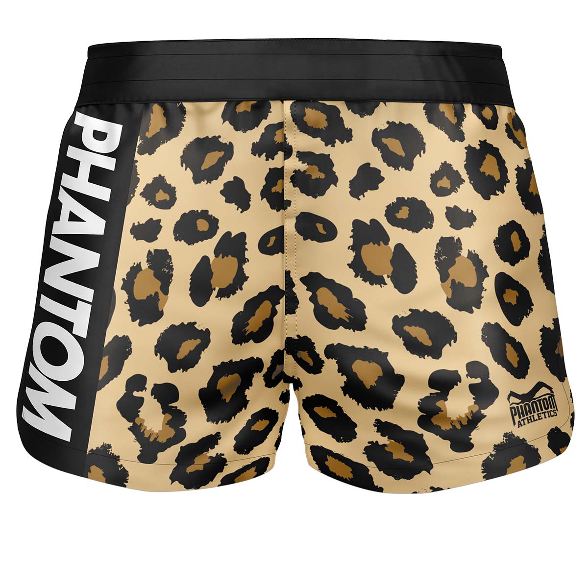 Die Fusion Jaguar Fightshorts von Phantom Athletics vereinen funktionelles Design mit einzigartigem Jaguar-Muster in Schwarz und Beige, perfekt für MMA, Muay Thai und Grappling. Der kurze, athletische Schnitt und das reißfeste Material bieten nicht nur Bewegungsfreiheit, sondern auch hohe Strapazierfähigkeit für intensives Training und Wettkämpfe im Kampfsport.