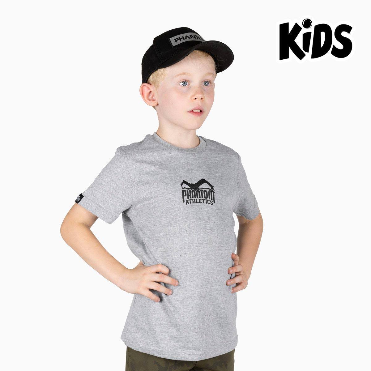 Kinder T-Shirt Team - Grau