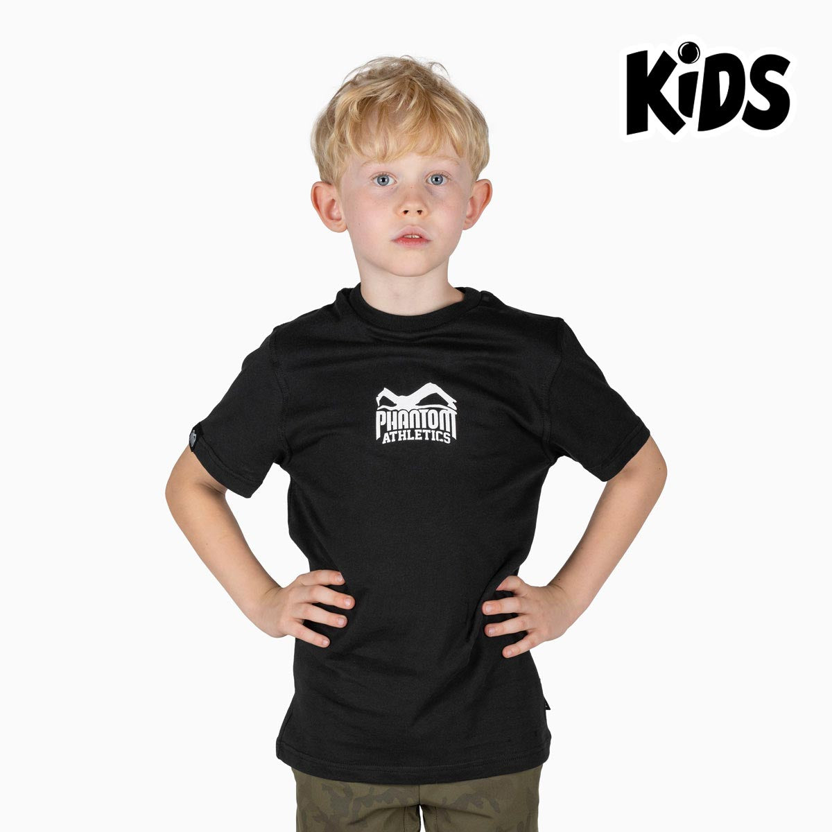 Kinder T-Shirt Team - Schwarz