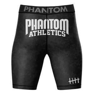 Phantom compression mma fight shorts vector serious (black