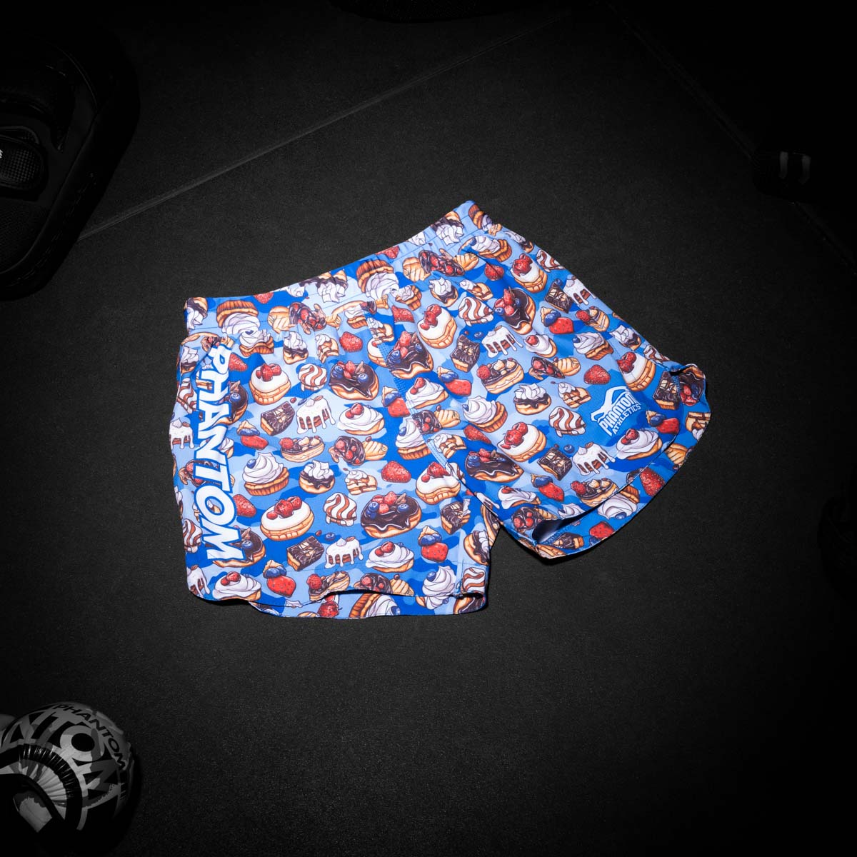 Fightshorts FUSION-R Dessert Camo - Blau