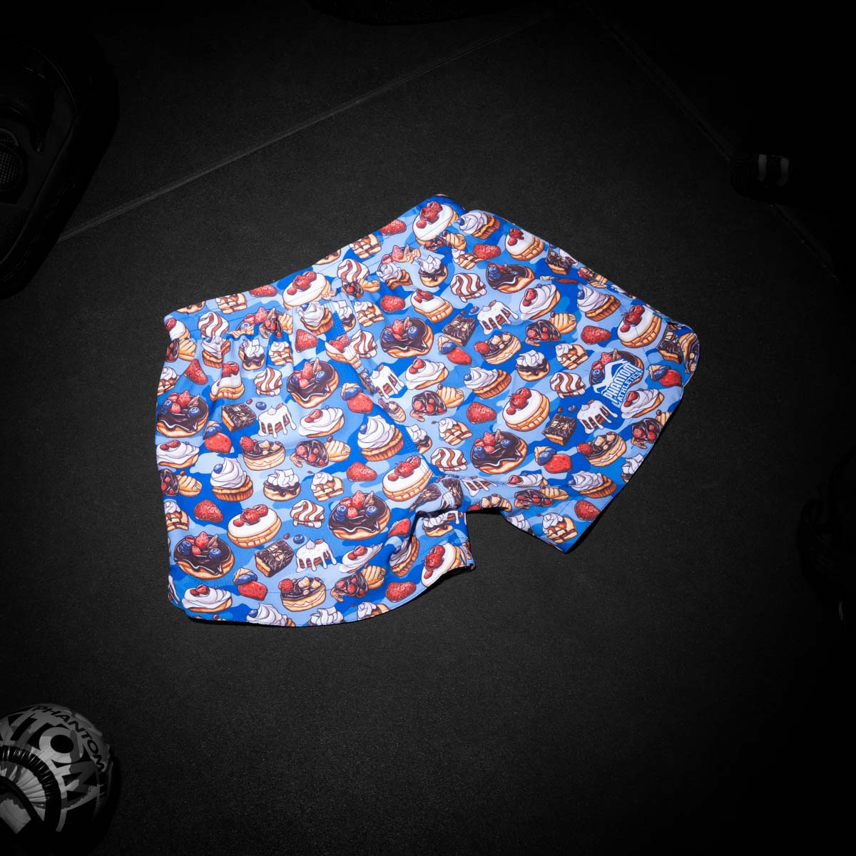 Fightshorts FUSION-R Dessert Camo - Blau