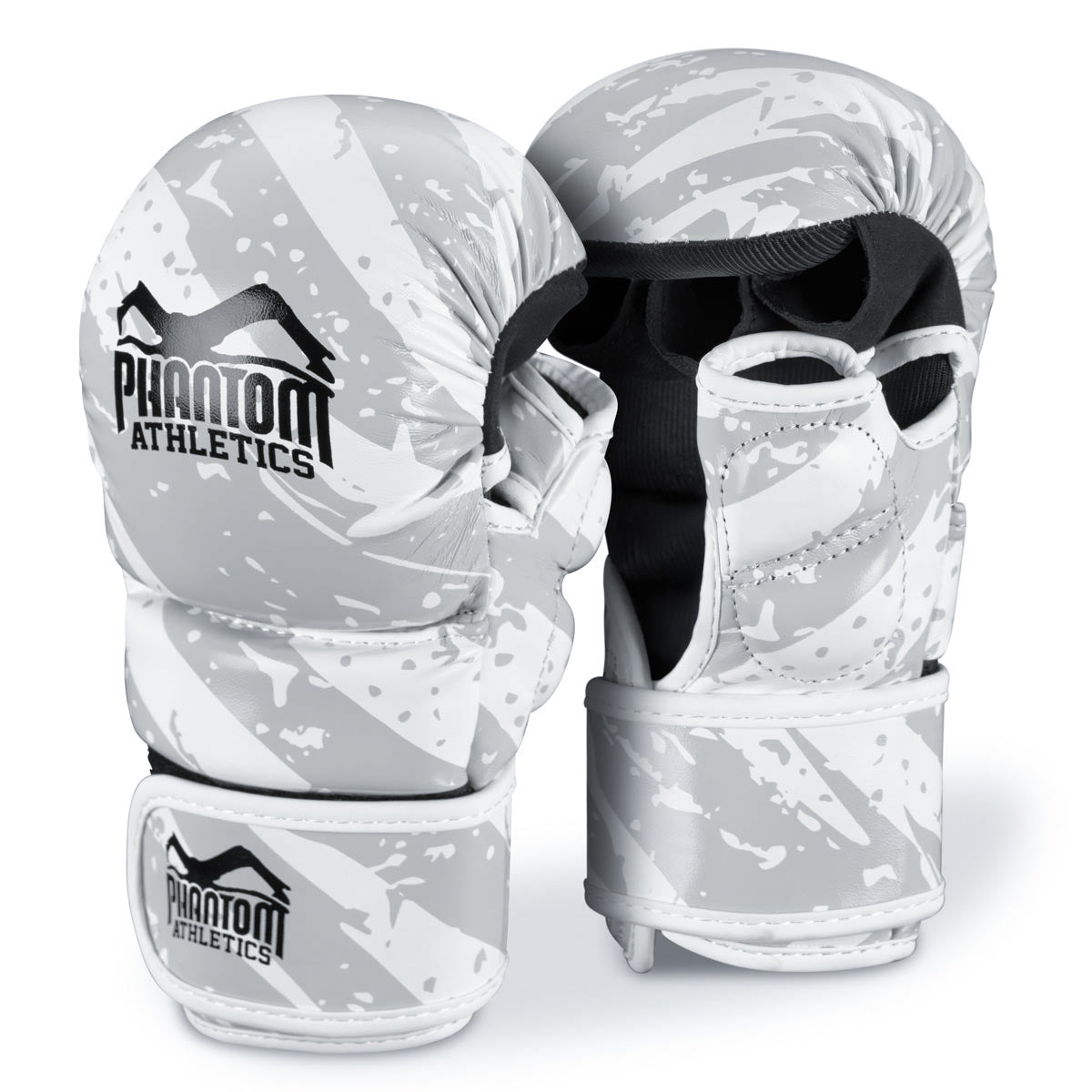 Phantom Athletics MMA Sparring Handschuhe Camo Tiger Weiß, ideal für intensives Training und Sparring. Diese hochwertigen Handschuhe bieten optimalen Schutz, Komfort und Bewegungsfreiheit, kombiniert mit einem auffälligen Camo-Design in Weiß.