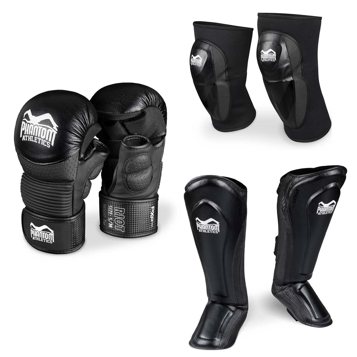 Die MMA-Handschuhe RIOT Pro von Phantom Athletics bieten optimalen Schutz mit dicker, vorgeformter Polsterung und anatomischem Daumenschutz. Perfekt für Sparring und Kampfsporttraining – ideal für Mixed Martial Arts.