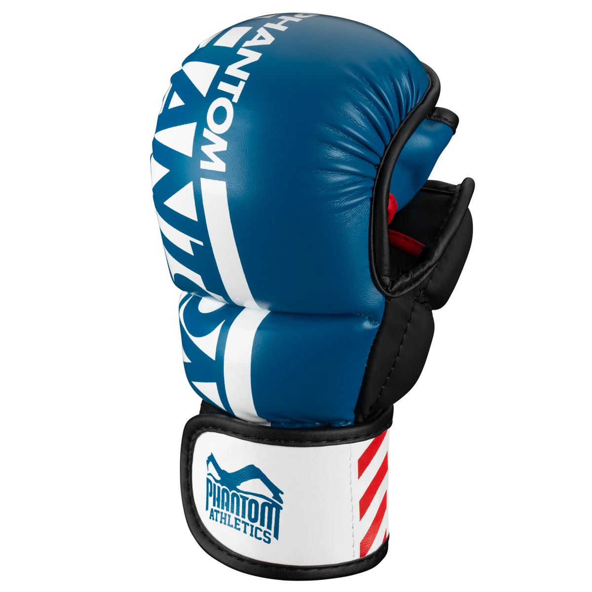 Diese robusten APEX Blue MMA Handschuhe verfügen über eine lange Klettverschluss-Bandage, die sicheren Halt und Unterstützung am Handgelenk garantiert. Perfekt für Sparring und Grappling, bieten sie die nötige Stabilität für kontrollierte, präzise Schläge.