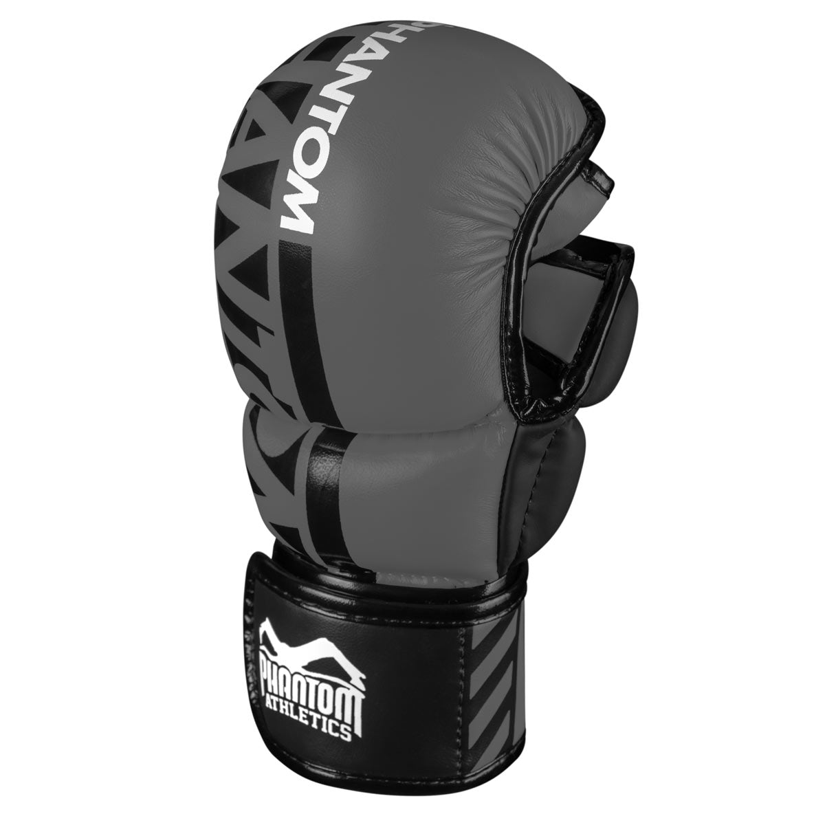 Apex Grau MMA Sparring Gloves von Phantom Athletics – Hochwertige Handschuhe mit ergonomischem Design für maximalen Komfort und Handgelenkunterstützung. Ideal für sicheres und effektives Sparring.