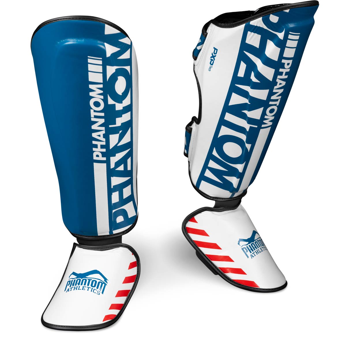 Die APEX Striking Schienbeinschoner in Blau von Phantom Athletics bieten eine dicke Polsterung und umfassenden Schutz für MMA, Muay Thai und Kickboxen. Diese Schienbeinschützer sind speziell für intensive Trainingseinheiten entwickelt und garantieren maximale Sicherheit und Komfort.