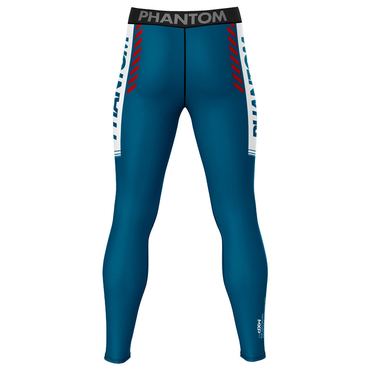 Lange Compression Tights von Phantom für deinen Kampfsport. Überragende Qualität, Passform und Komfort. Perfekt für MMA, Grappling, Muay Thai, BJJ oder auch Ringen. Die beste Kampfsport Legging auf dem Markt. Hier im blauen Apex Design.