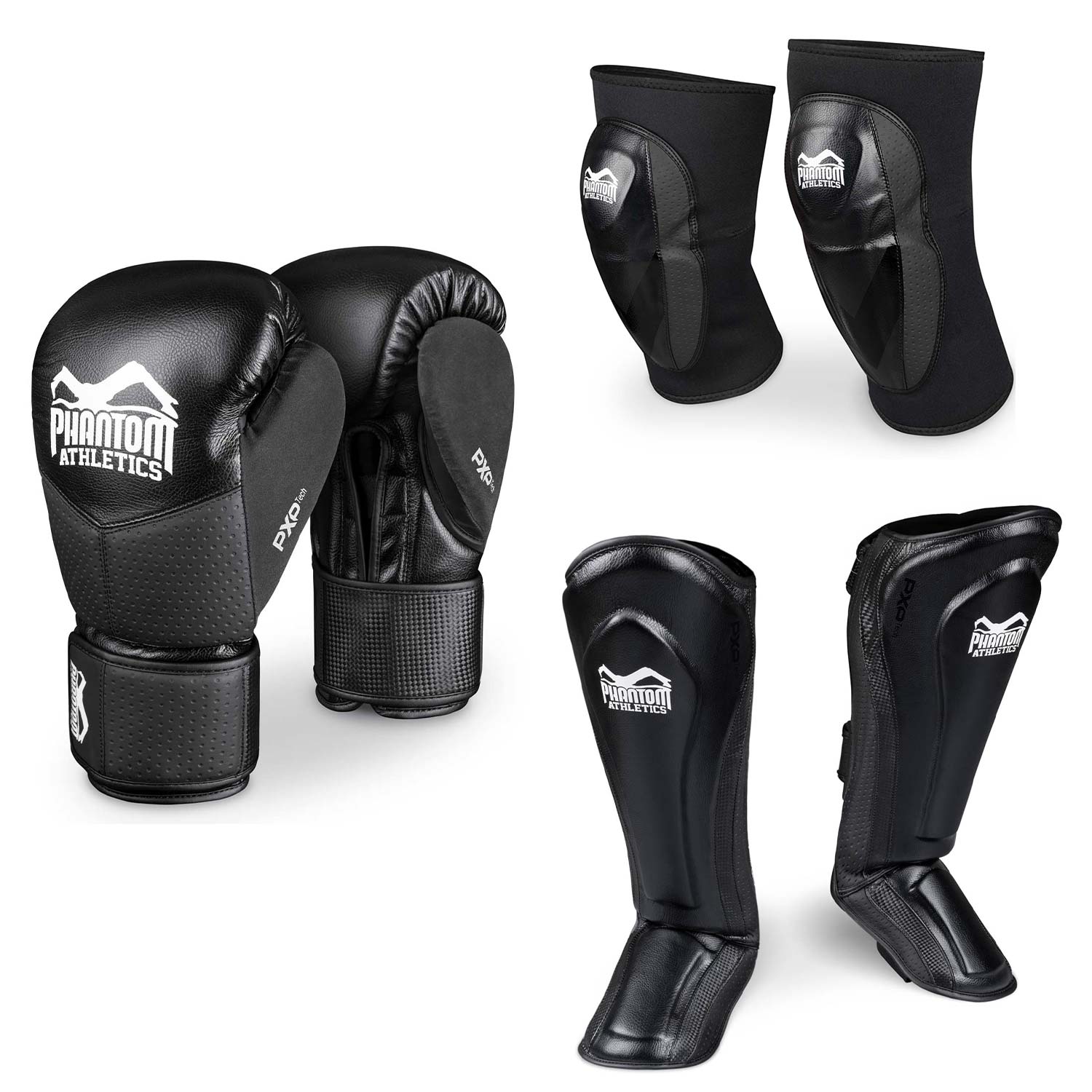 Das Box Set RIOT Pro enthält hochwertige Boxhandschuhe, Knieschützer und Schienbeinschützer, perfekt für intensives Kampfsporttraining und Sparring. Entwickelt für optimalen Schutz und Komfort.