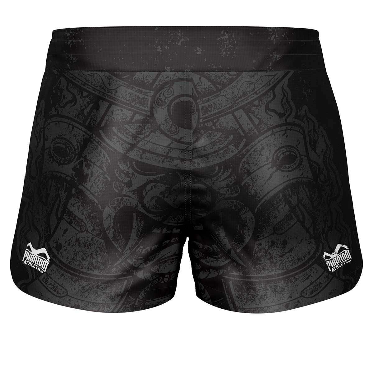 Fusion R Samurai Fightshorts von Phantom Athletics, speziell entwickelt für anspruchsvolle Kampfsportler. Die strapazierfähigen Materialien und der ergonomische Schnitt sorgen für optimale Leistung und ein einzigartiges Design inspiriert von der Samurai-Kultur.