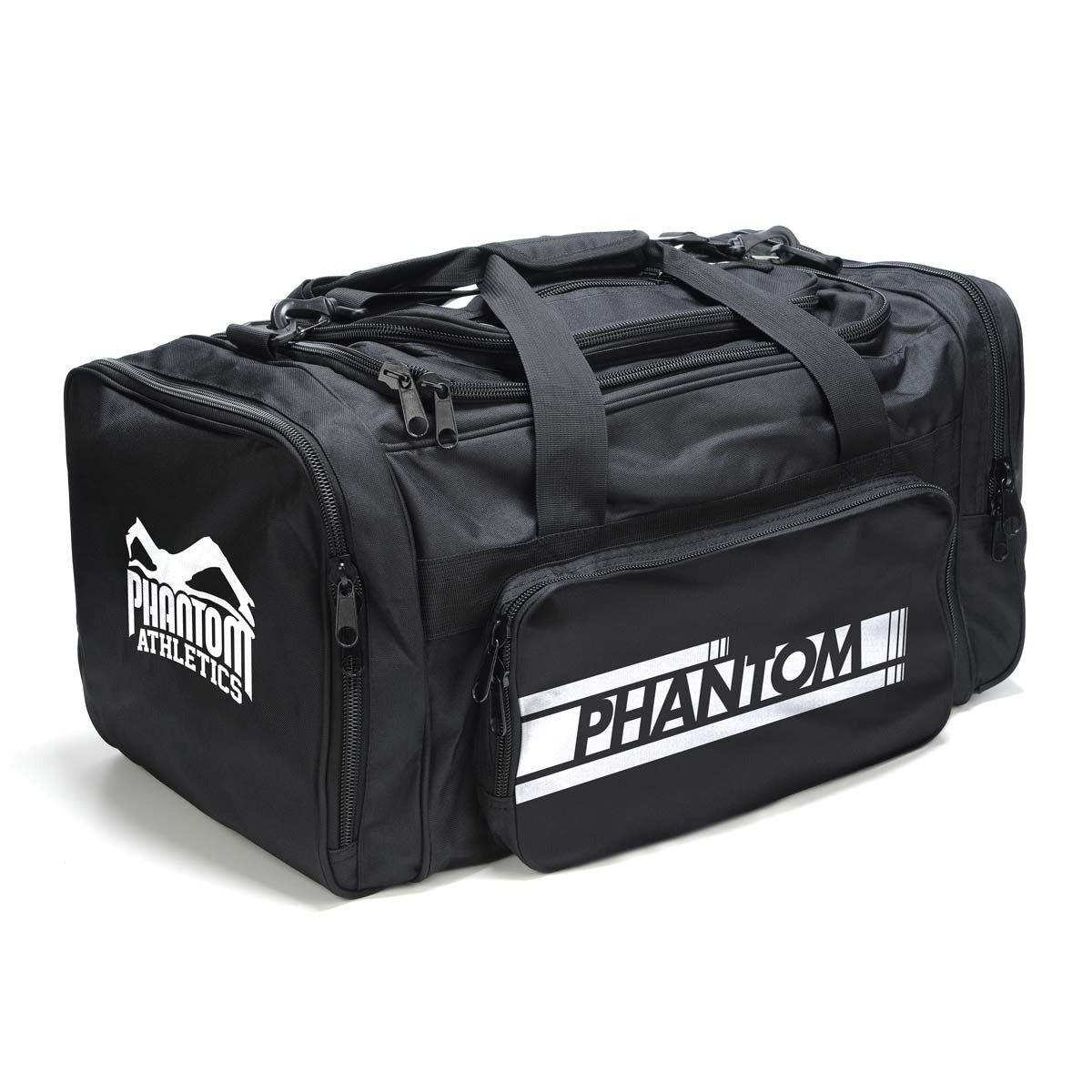 Phantom Athletics Gymbag Team, die perfekte Wahl für Kampfsporttraining und Wettkämpfe. Diese hochwertige Tasche bietet Platz für all dein Equipment, darunter Boxhandschuhe, Schutzausrüstung und Kleidung, mit robustem Design für lange Haltbarkeit.