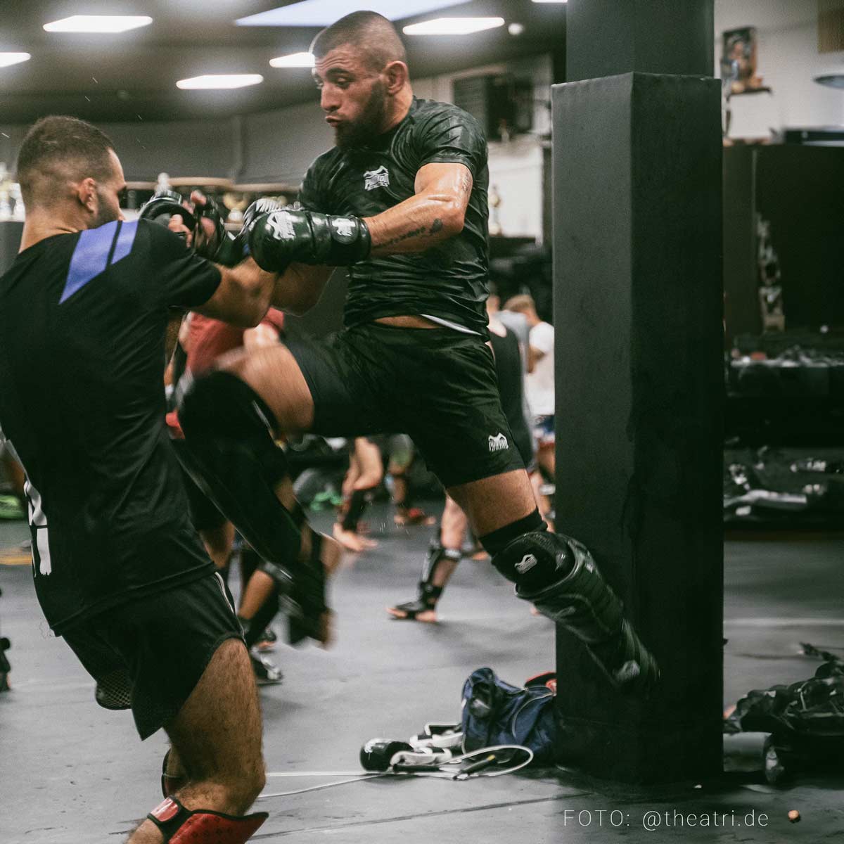 Die MMA Sparring Handschuhe Camo Tiger von Phantom Athletics bieten optimalen Schutz und Komfort für intensives Sparring und Training. Mit einer verstärkten Polsterung und freier Fingerbeweglichkeit sind sie ideal für Grappling und Schläge geeignet. Das Camo-Tiger-Design macht sie zum Blickfang auf der Matte.