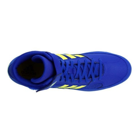 Adidas Ringerschuhe Havoc in Blau / Gelb. 
Ein leichter und einfacher Ringerschuh für Anfänger und Fortgeschrittene. Mit Top Qualität und einer tollen Leistung auf der Matte. Code: 2473