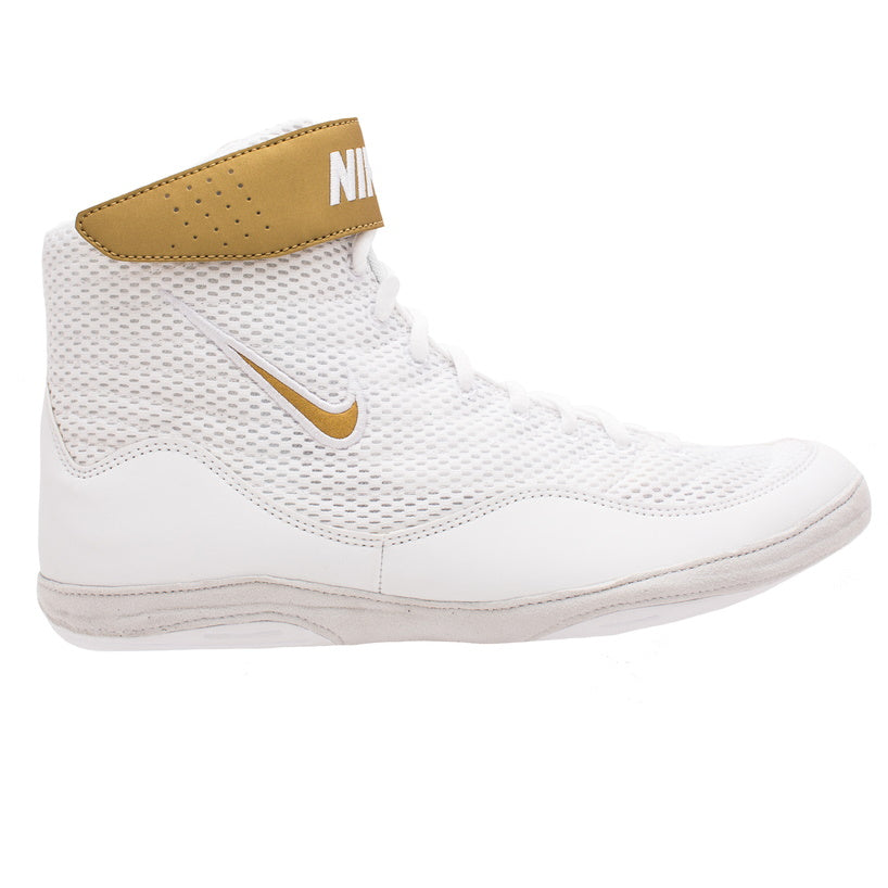 Wrestling shoes nike inflict 3 white gold 325256 100 PHANTOM ATHLETICS