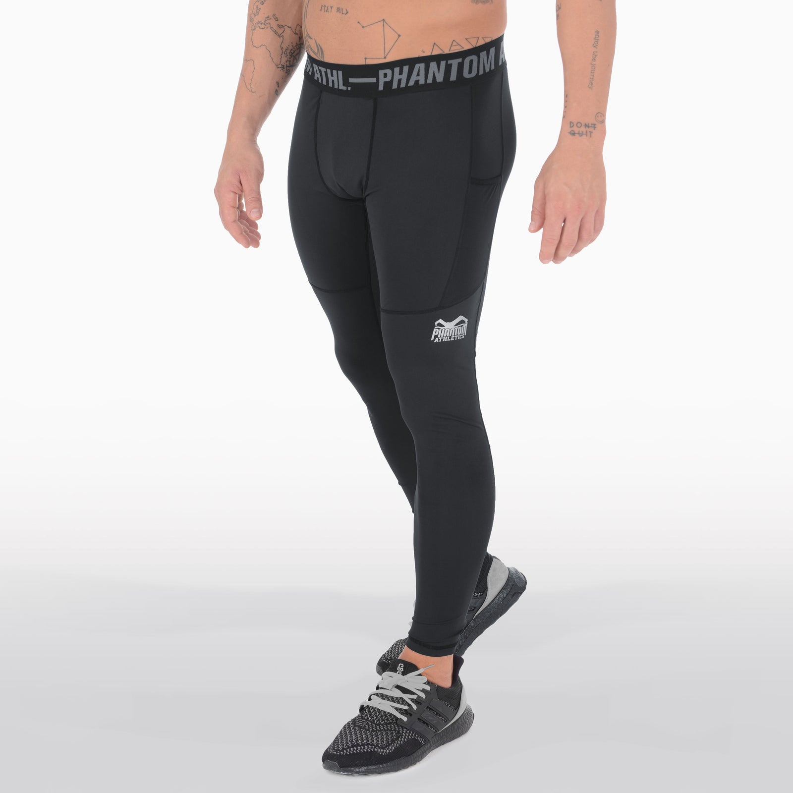 Buy SPORTINGER Compression Pants Tights Full Length Skins, Men's Legging,  Base Layer for Gym, Running, Swimming, Cricket, Cycling, Football, Yoga,  Basketball, Tennis, Badminton & More (L, Black) at Amazon.in