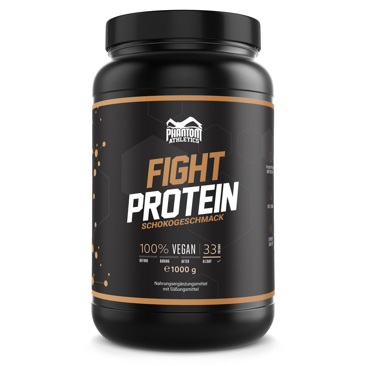 Phantom FIGHT Protein für Kampfsportler mit leckerem Schokogeschmack.