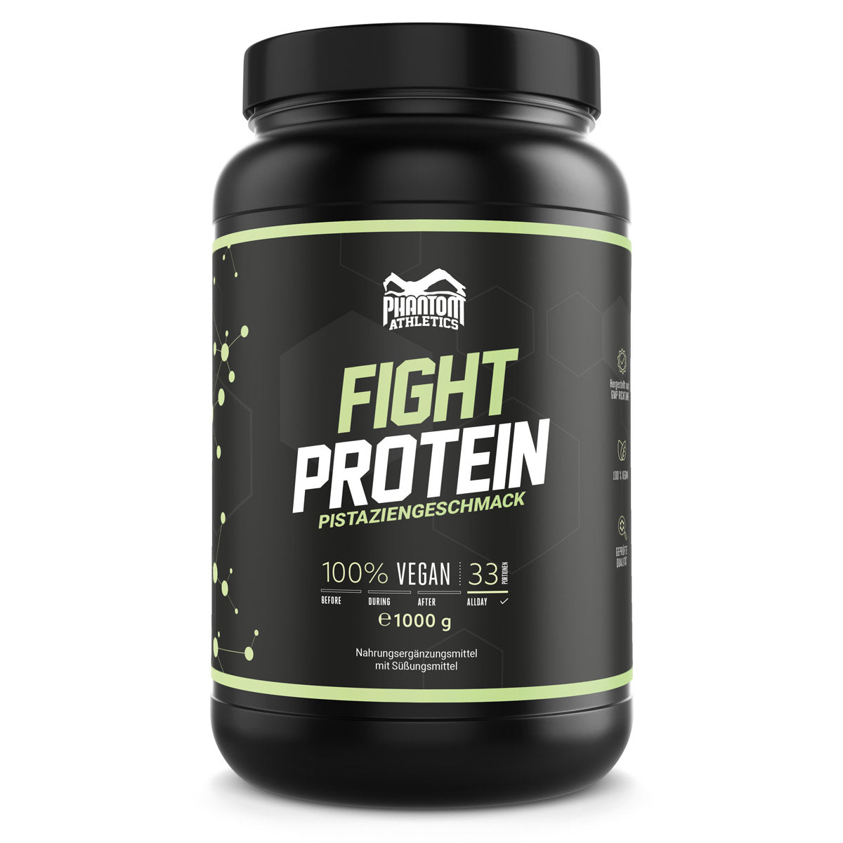 Phantom FIGHT Protein für Kampfsportler mit Pistaziengeschmack