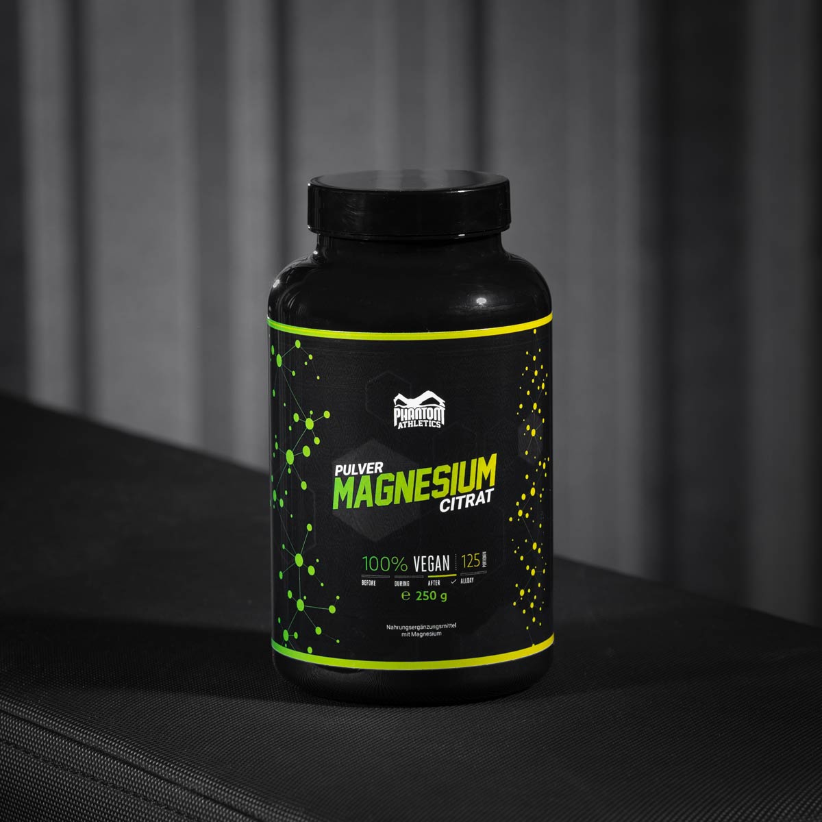 Phantom Magnesium Citrat für eine bessere Regeneration im Kampfsport und im FitnessStudio.