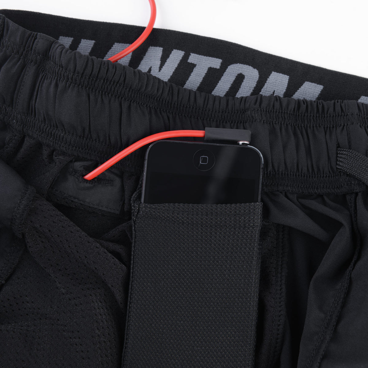 Die Innentasche der Phantom Tactic Training Shorts