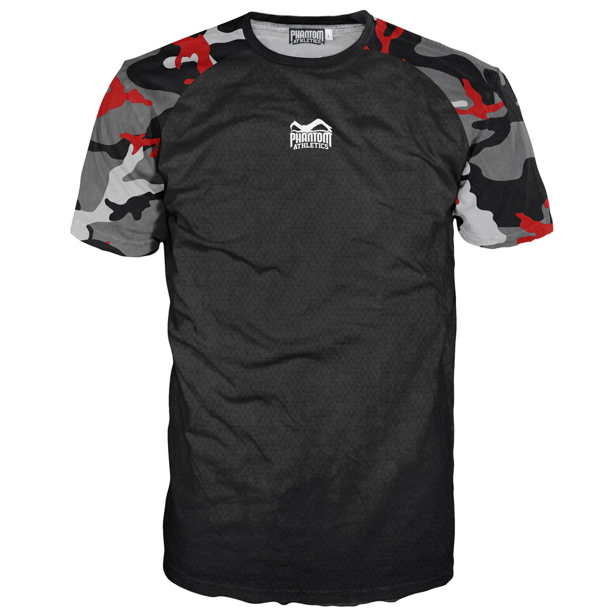 Das Trainingsshirt EVO Camo Rot von Phantom Athletics bietet maximale Atmungsaktivität und Komfort, ideal für intensives Training im MMA, BJJ und CrossFit. Das schnelltrocknende Material hält den Körper auch bei langen Workouts angenehm kühl und trocken. Das auffällige rote Camo-Design verleiht dem Shirt einen kraftvollen und dynamischen Look.