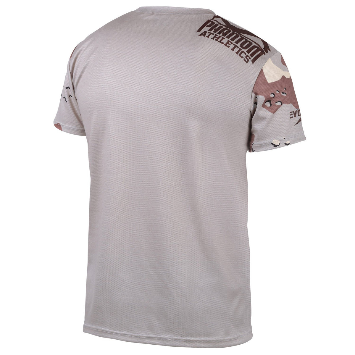 Das Trainingsshirt EVO Desert Camo ist ideal für Kampfsportler und Fitnessbegeisterte, die Wert auf Stil und Funktionalität legen. Das atmungsaktive und leichte Material unterstützt dynamische Bewegungen und sorgt für eine perfekte Passform. Das Desert-Camo-Muster macht dieses Shirt zu einem modischen Statement im Gym.