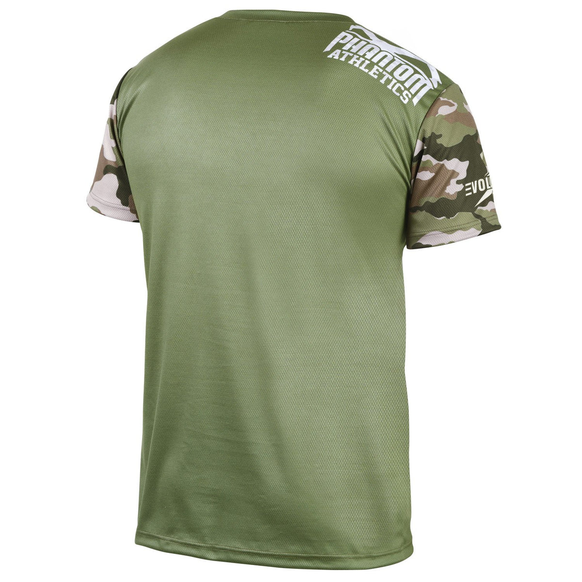 Das Trainingsshirt EVO Woodland Camo ist ideal für alle, die in Sportarten wie Ringen, CrossFit und MMA aktiv sind. Das leichte, schnelltrocknende Material sorgt für optimale Bewegungsfreiheit und unterstützt den Körper beim Training. Mit dem Woodland-Camo-Muster setzt dieses Shirt ein modisches Statement im Gym.