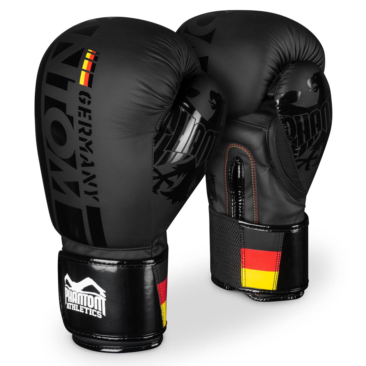 Phantom Athletics Boxing Gloves Germany – hochwertige Boxhandschuhe im stilvollen Deutschland-Design. Ideal für Boxen, Kickboxen und Muay Thai, bieten sie optimalen Schutz und Komfort bei intensiven Trainingseinheiten. Perfekt für professionelle und Hobby-Kampfsportler.