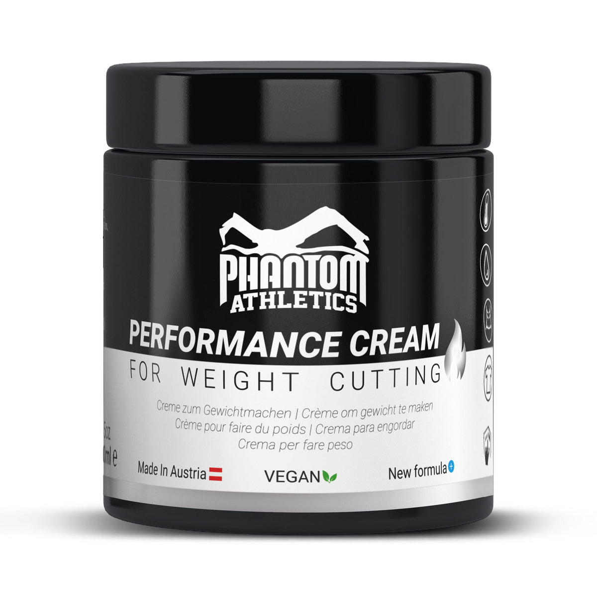 Phantom Athletics Performance Sweat Cream – unterstützt gezielt das Gewichtmachen für Kampfsportler in der Wettkampfvorbereitung, ideal für MMA, Muay Thai, Ringen und Boxen.